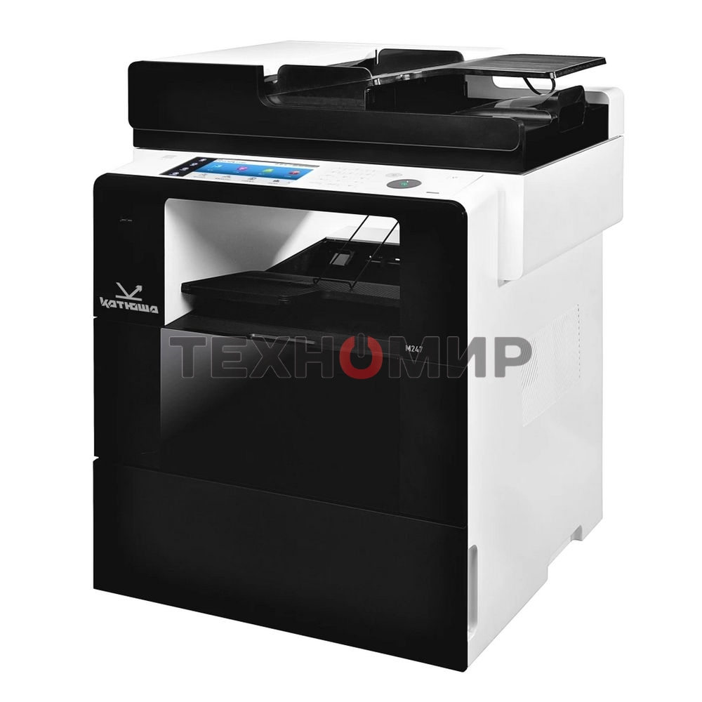 МФУ лазерное Катюша M247e, A4, ч/б, печ. 47 стр/мин., скан. до 60 стр/мин., 1200 x 1200 dpi (печать) 600 x 600 DPI (скан.), USB, Ethernet, Wi-Fi