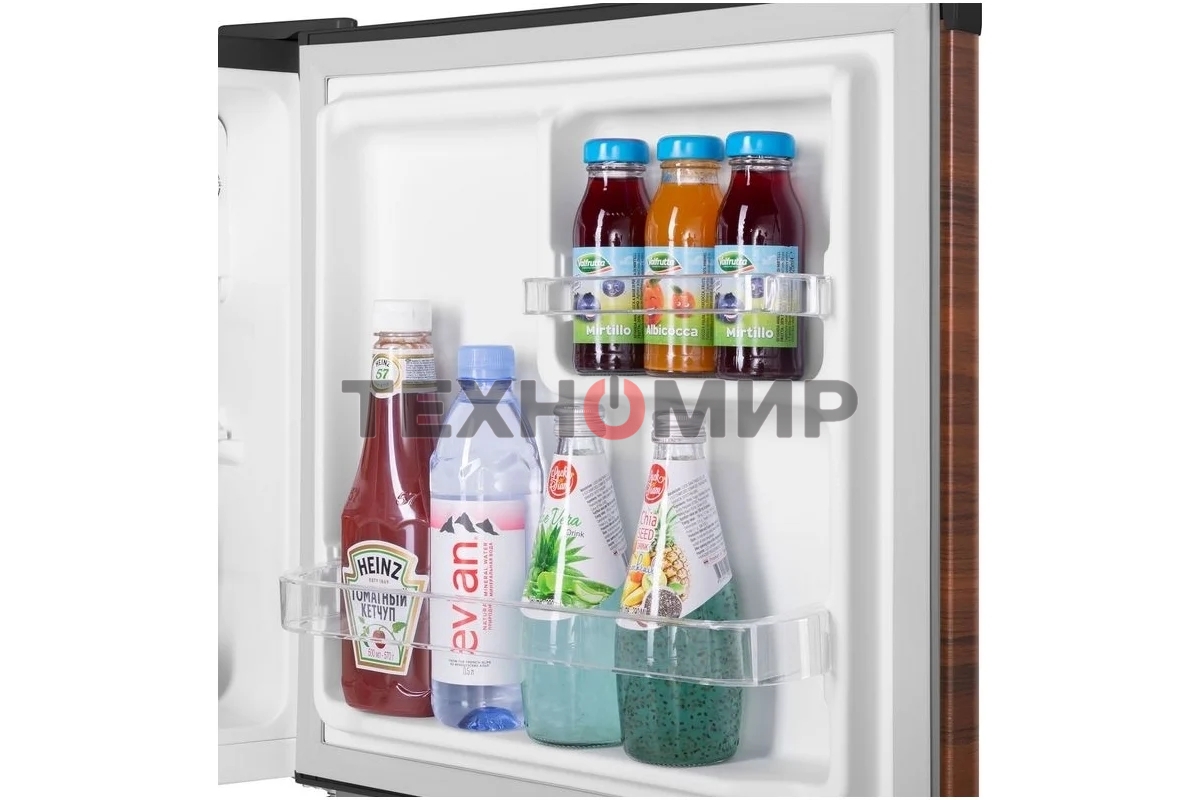 Холодильник Maunfeld MFF50WD дерево/черный мат. однокамерный 46л