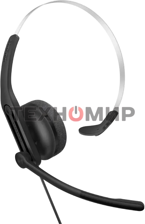 Гарнитура накладные Edifier CC100 1.5м черный проводные оголовье