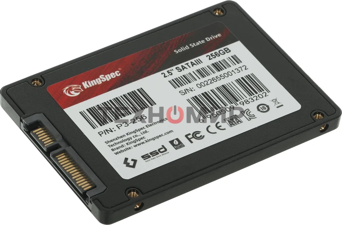 Накопитель SSD KingSpec P3-256, 256Gb, SATA, 2.5