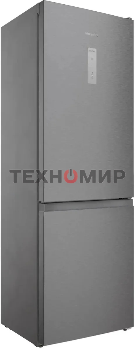 Холодильник Hotpoint HT 5180 MX нержавеющая сталь/серебристый двухкамерный 220/78 л морозилка снизу, No Frost