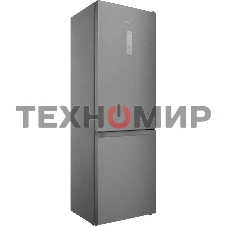 Холодильник Hotpoint HT 5180 MX нержавеющая сталь/серебристый двухкамерный 220/78 л морозилка снизу, No Frost