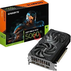 Видеокарта Gigabyte GeForce RTX 5060Ti WindForce Max OC, NVIDIA RTX 5060 Ti, 16G GDDR7, 128 бит, PCI-e 5.0, 1xHDMI, 3xDP, 2587 МГц