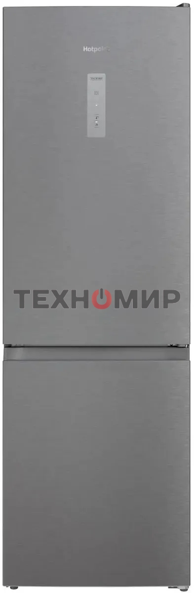 Холодильник Hotpoint HT 5180 MX нержавеющая сталь/серебристый двухкамерный 220/78 л морозилка снизу, No Frost