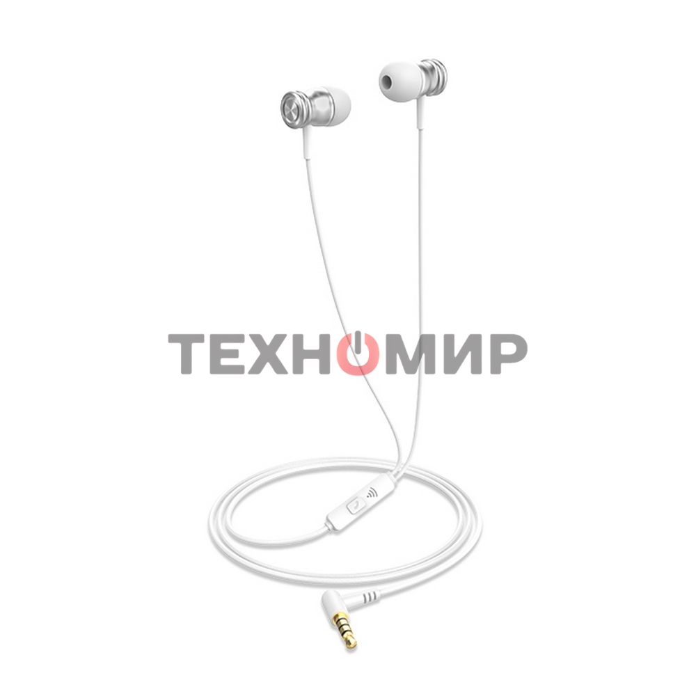 Наушники проводные Havit Wired earphone белый