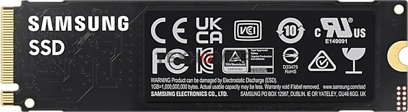 Накопитель SSD Samsung 990 EVO, 2000Gb, PCIe 4.0 x4, M.2 2280, NVMe, R/W 5000/4200