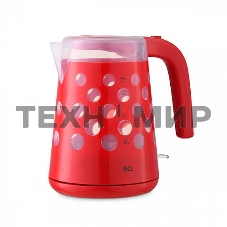 Чайник электрический BQ KT1713P Red. Мощность:2200 Вт, Объем 1,7л, LED подсветка
