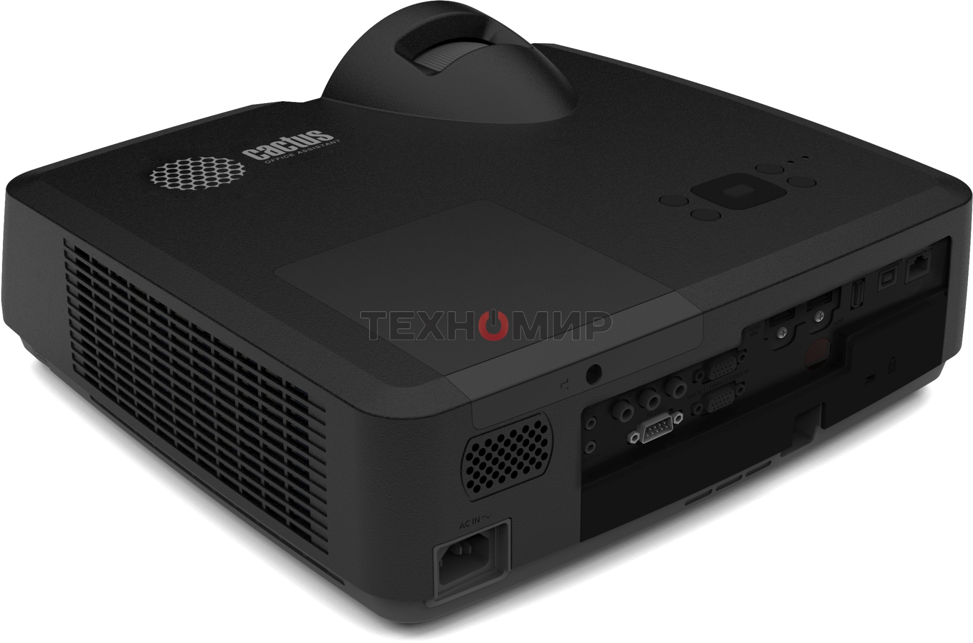 Проектор Cactus Bright CS-V1.B 3LCD 4000Lm ANSI (1024x768) 30000:1 ресурс лампы:10000часов 1xUSB typeA 1xUSB typeB 2xHDMI 4кг