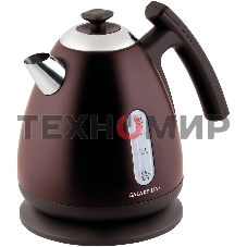 Чайник электрический Galaxy Line GL 0343, горький шоколад, металл, 2200 Вт, 1.7 л