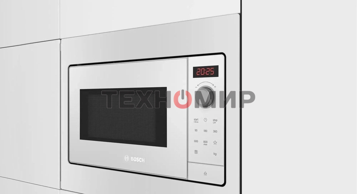 Встраиваемая микроволновая печь Bosch BFL523MW3 Serie 2 белый