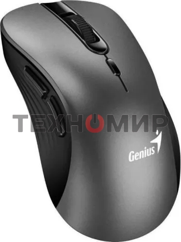 Мышь беспроводная Genius Ergo 8100S серый, 1600 dpi, радиоканал, USB, кнопки - 6