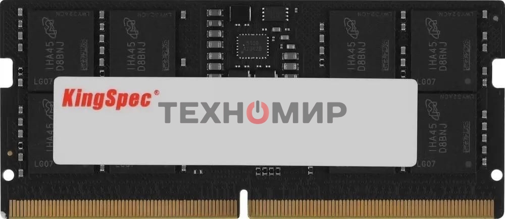 Оперативная память KingSpec DDR5, 32Gb (1x32Gb), 4800MHz, CL40, SO-DIMM
