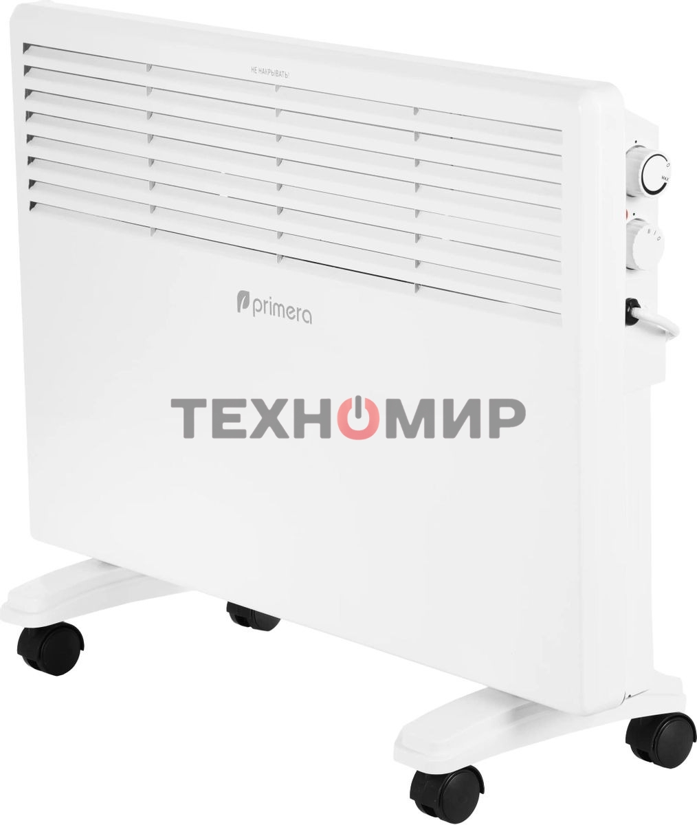 Конвектор электрический Primera PHP-1500-MXB, белый, 1500 Вт, 20 м2, термостат
