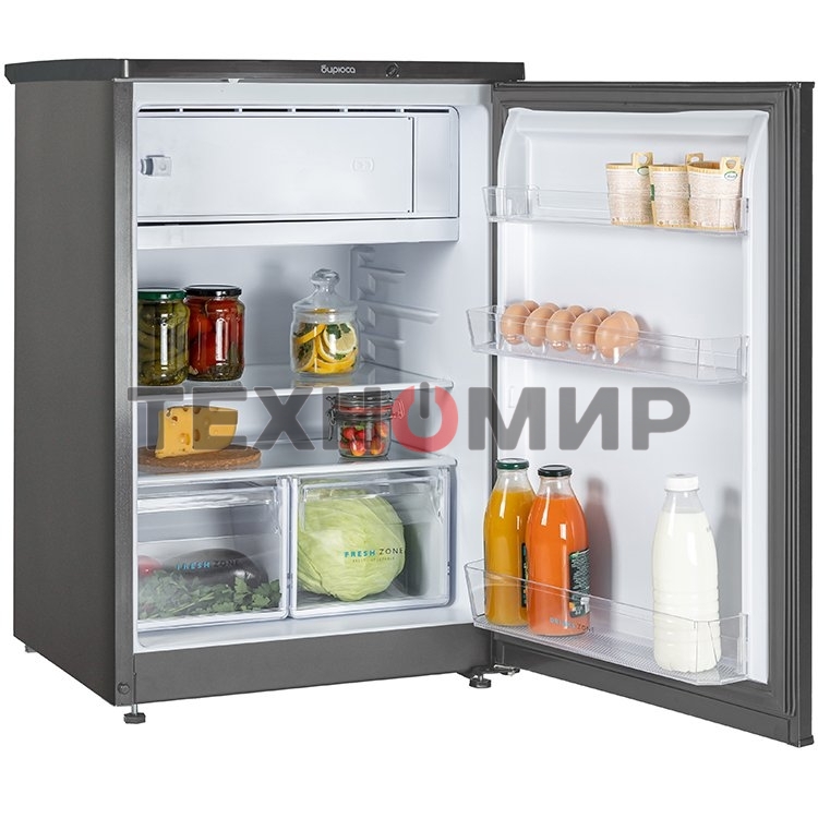 Холодильник Бирюса W508 графит однокамерный 116/34л морозилка сверху