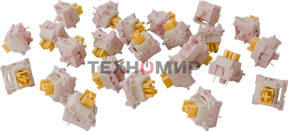 Переключатели Redragon Bullet QL бежевый/персиковый,24 шт.