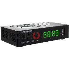 Приставка для цифрового ТВ Starwind CT-220 черный, DVB-T2, DVB-T, DVB-C, HDMI, USB 2.0 х2