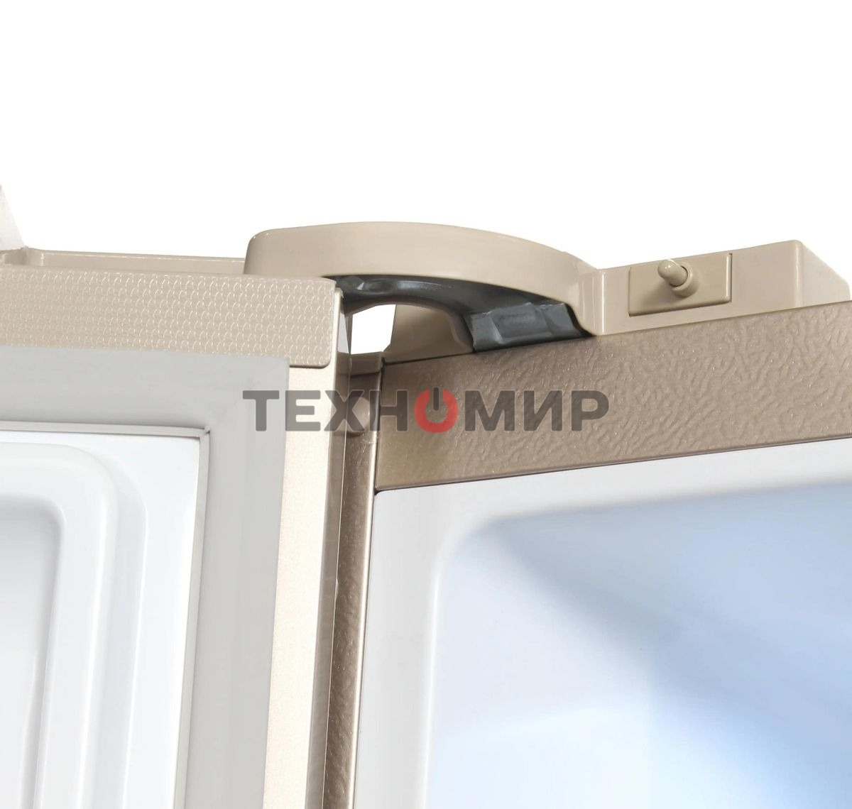 Холодильник Hyundai CS6073FV шампань трехкамерный 329/223л морозилка сбоку, No Frost, Side by Side