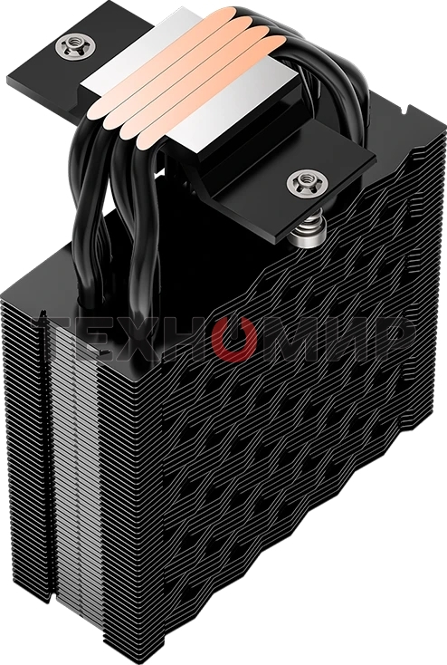 Устройство охлаждения (кулер) PcCooler RT400 BK Soc-AM5/AM4/1200/1700/1851 черный 4-pin 32dB Al+Cu 230W Ret (RT400-BKNWXX-GL)