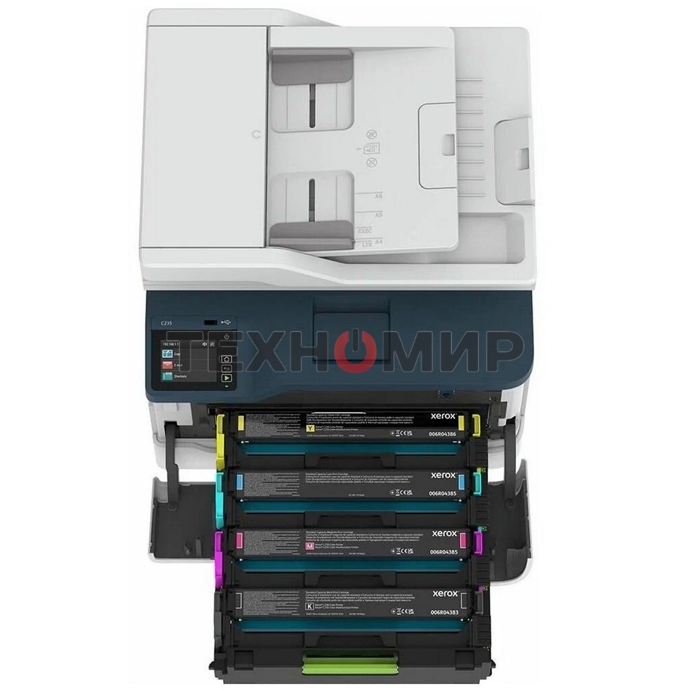 МФУ лазерное Xerox С235V_DNI, A4, цветной, печ. до 22 стр/мин., скан. до 20 стр/мин., 600x600dpi, Ethernet, Wi-Fi, USB