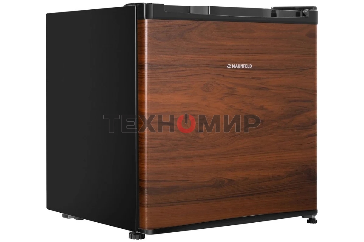 Холодильник Maunfeld MFF50WD дерево/черный мат. однокамерный 46л