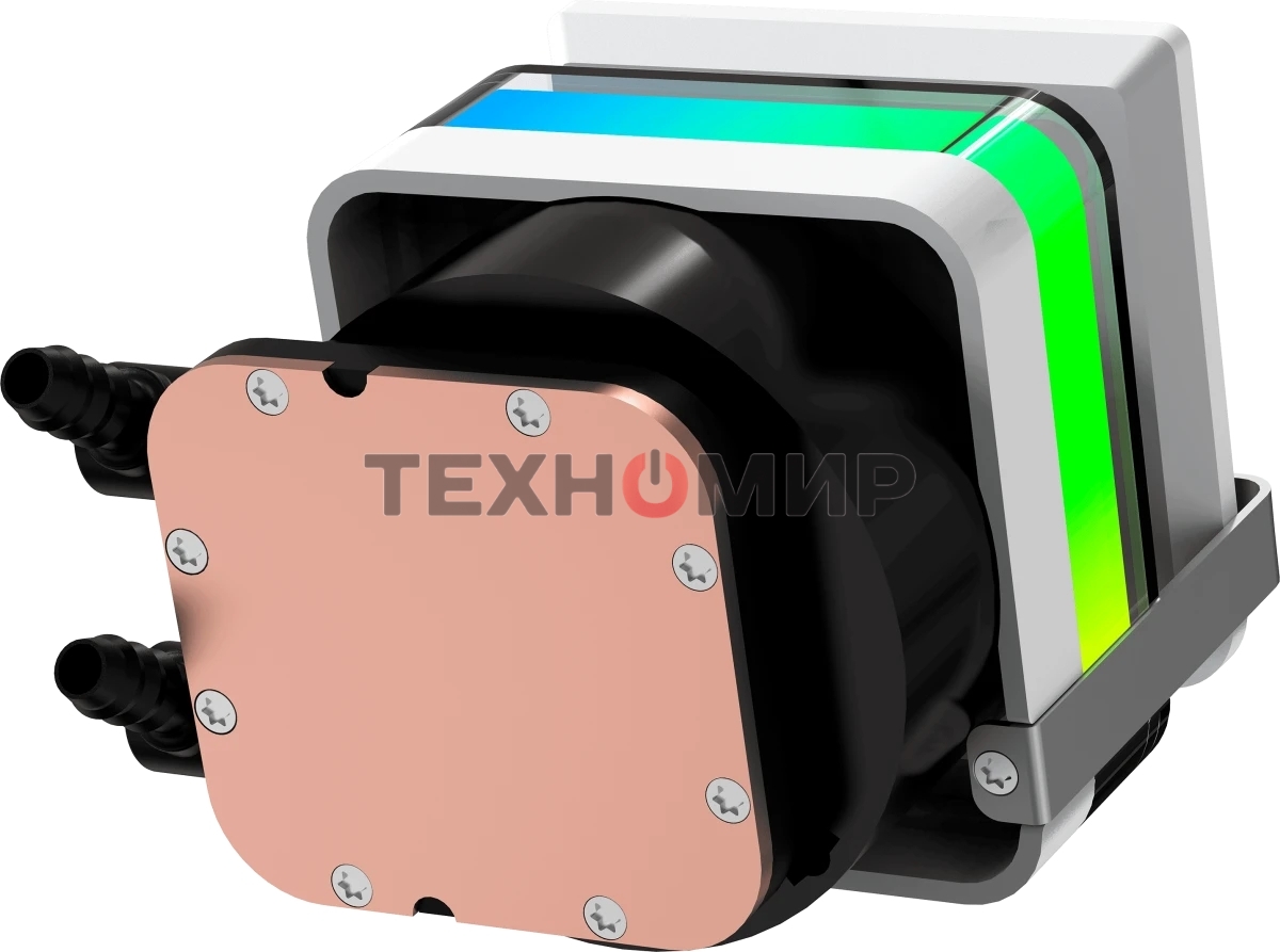 Система охлаждения Ocypus Sigma L24 PRO WH IPS Display/white/290W/All Intel/AMD AM*/Screws