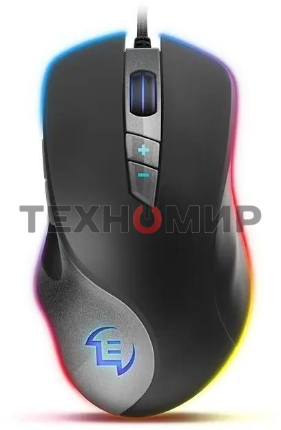 Мышь проводная SVEN RX-G970 черный, 4000 dpi, USB, кнопки - 7