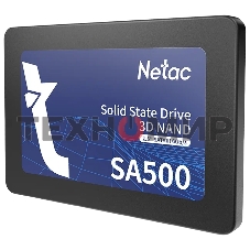 Накопитель SSD Netac SA500, 256Gb, SATA III, 2.5