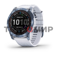 Умные часы Garmin Fenix 7x Sapphire Solar синий минерал 51мм