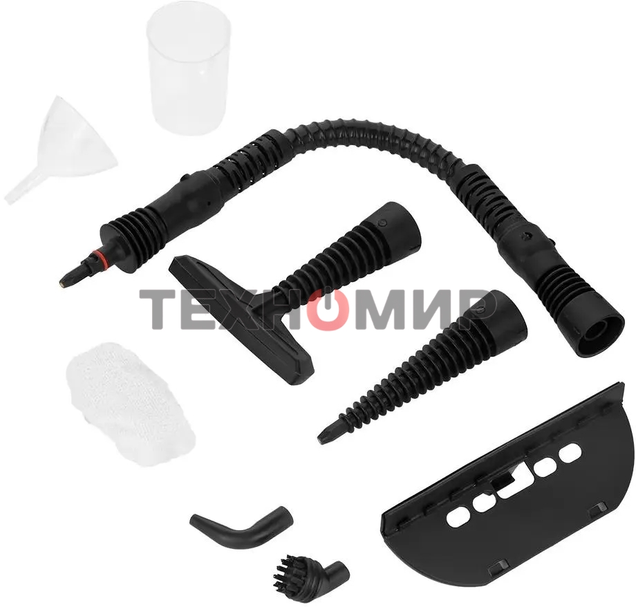 Пароочиститель ручной Kitfort КТ-9138-3 1050Вт черный/желтый