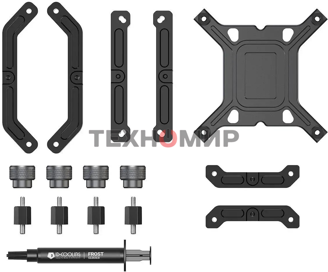 Система жидкостного охлаждения ID-Cooling SL360 PRO SE черный 120мм алюминий+медь 2000rpm 27.2db 4-pin 350W
