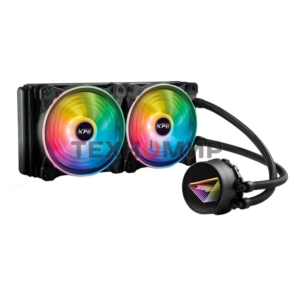 Система жидкостного охлаждения XPG Levante X 240, черный 120мм алюминий+медь 2000rpm 18.17db 4-pin 250W