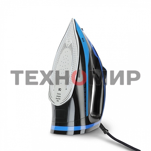 Утюг BQ SI1005 черный/синий, 3000 Вт, 60 г/мин, 200 г/мин, 350 мл