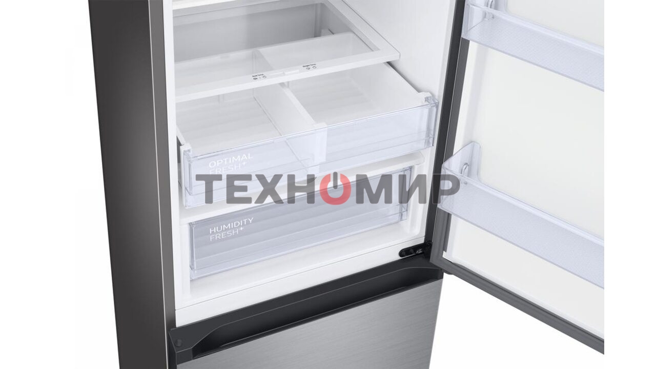 Холодильник Samsung RB38C6B3ES9/EF нержавеющая сталь двухкамерный 276/114 л морозилка снизу, No Frost