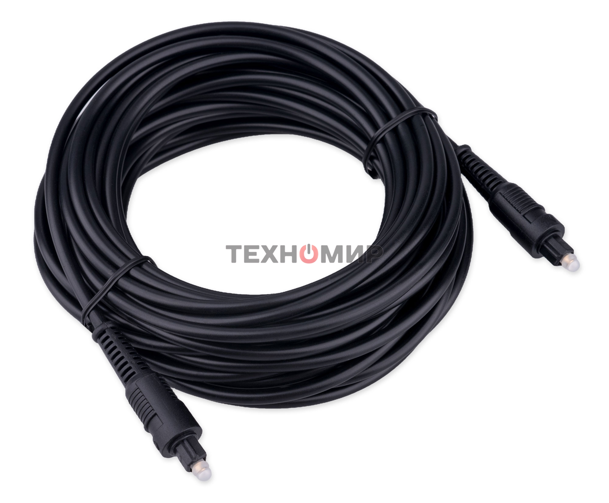 Кабель оптический Cablexpert CC-OPT-10M-N, Toslink 2xODT M/M, 10м, черный, пакет