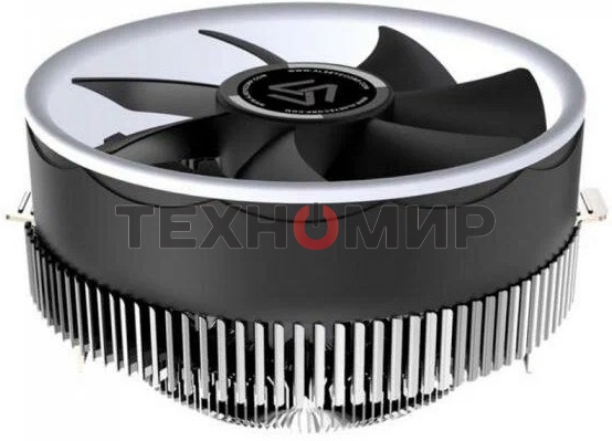 Кулер для процессора ACD серебристый, 100 мм, алюминий, 2200 об/мин, 28 дБ, 4 pin, 65 Вт, 68 мм