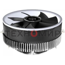 Кулер для процессора ACD серебристый, 100 мм, алюминий, 2200 об/мин, 28 дБ, 4 pin, 65 Вт, 68 мм