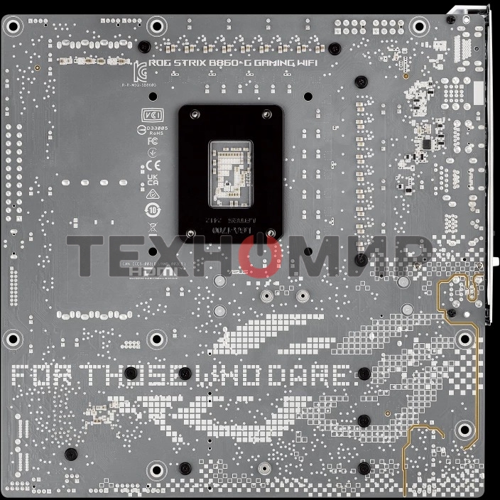 Материнская плата ASUS ROG STRIX B860-G GAMING WIFI, LGA 1851, Intel B860, 4xDDR5, 4xSATA, 4xM.2, 1xPCIe 5.0 x16, 1xDP, 1xHDMI, 1xThunderbolt 4, 1x 2.5Gb LAN, 1xUSB-C 20Gbps, 1xUSB-A 10Gbps, 3xUSB-A 5Gbps, 4xUSB-A 2.0, 2x3.5 мм, 7.1, mATX
