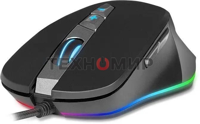 Мышь проводная SVEN RX-G970 черный, 4000 dpi, USB, кнопки - 7