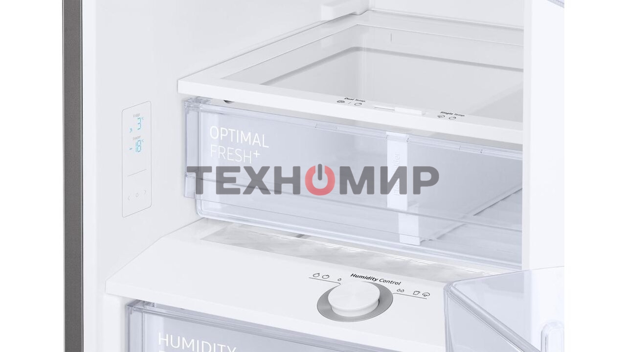 Холодильник Samsung RB38C6B3ES9/EF нержавеющая сталь двухкамерный 276/114 л морозилка снизу, No Frost