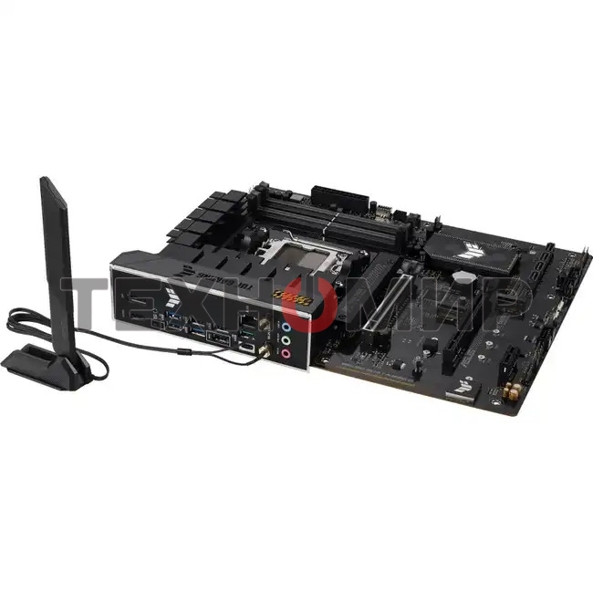 Материнская плата ASUS TUF GAMING B650E-PLUS WIFI, AM5, AMD B650, 4xDDR5, 4xSATA, 3xM.2, 1xPCIe 5.0 x16, 1xPCIe 4.0 x4, 2xPCIe 4.0 x1, 1xDisplayPort, 1xHDMI, 1x2.5Gb LAN, Wi-Fi 6E, Bluetooth 5.3, 1xUSB-C 20Gbps, 3xUSB-A 10Gbps, 6xUSB-A 2.0, 5x3.5 мм, 7.1,