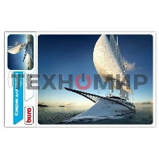 Коврик для мыши Buro BU-R51753 рисунок/яхта