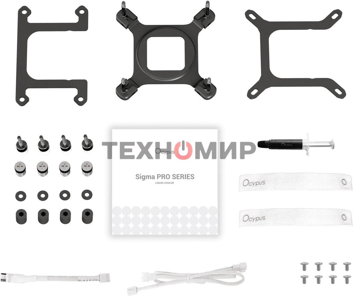 Система охлаждения Ocypus Sigma L24 PRO WH IPS Display/white/290W/All Intel/AMD AM*/Screws