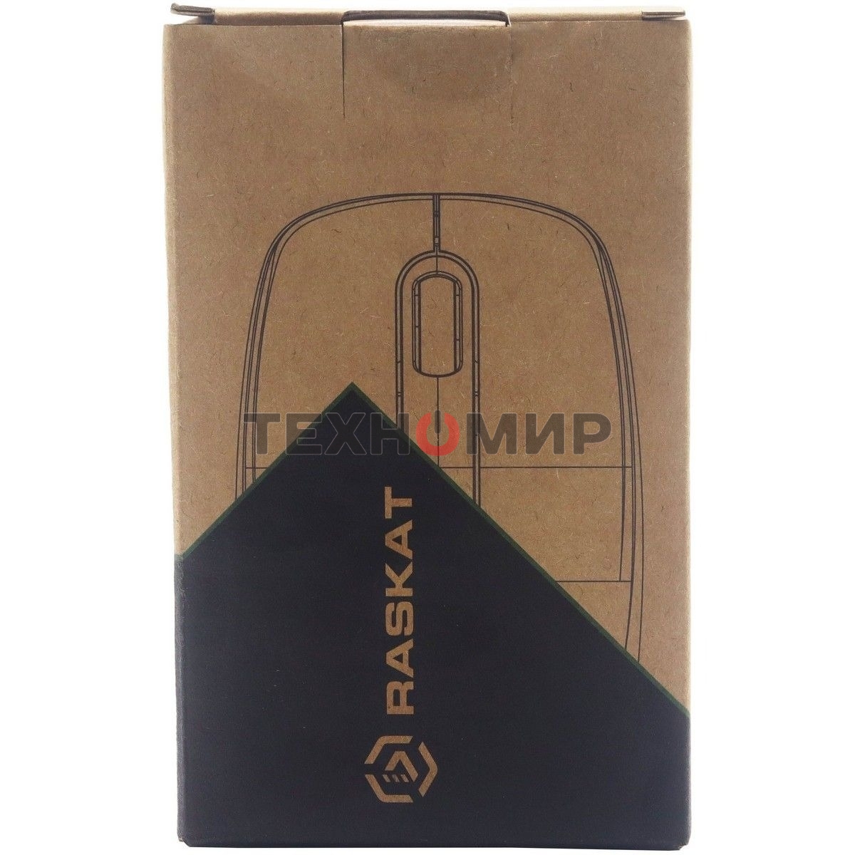 Мышь беспроводная Raskat M002WBR черный, 1600 dpi, радиоканал, Bluetooth, USB, кнопки - 4