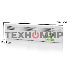 Конвектор электрический Ensto FinnHeat MINI EPHBMM05PR белый, 500 Вт, 8 м2, механический термостат