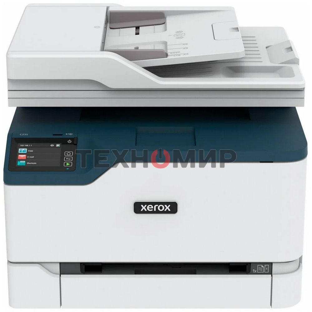 МФУ лазерное Xerox С235V_DNI, A4, цветной, печ. до 22 стр/мин., скан. до 20 стр/мин., 600x600dpi, Ethernet, Wi-Fi, USB
