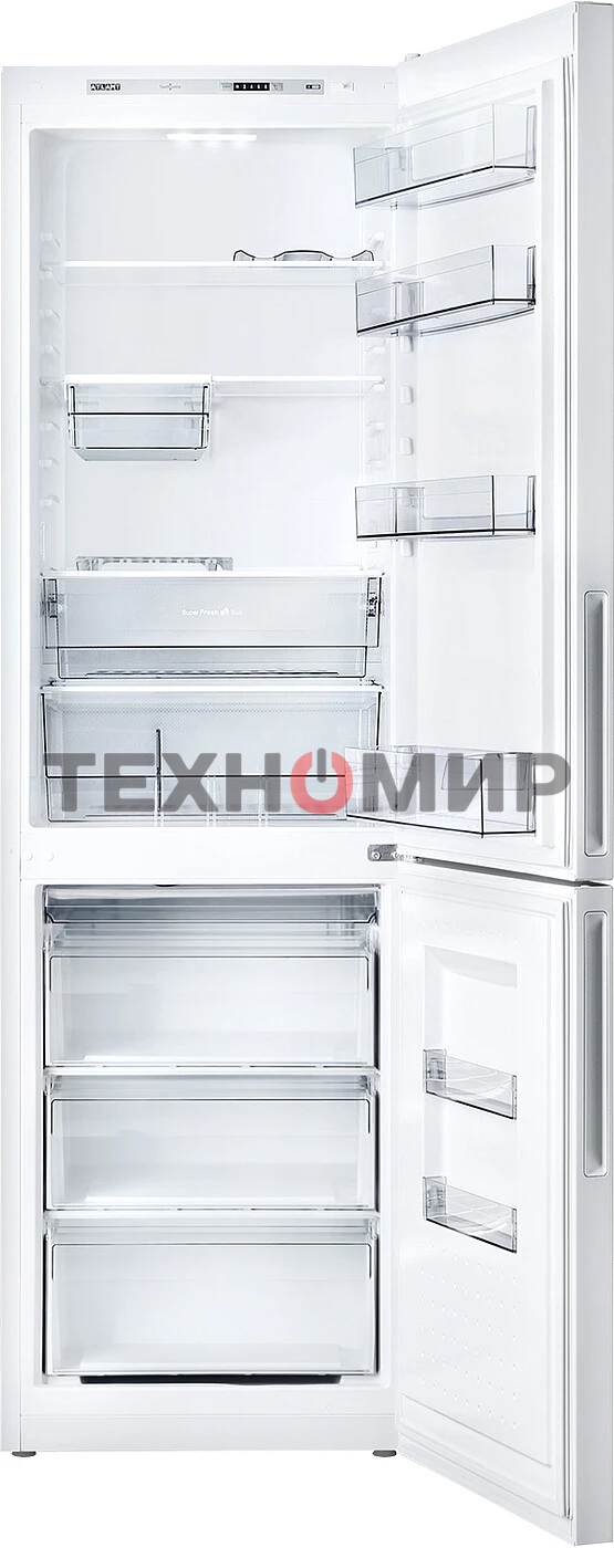 Холодильник Atlant XM-4624-101 белый двухкамерный 228/119л морозилка снизу
