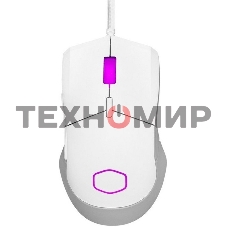 Мышь проводная Cooler Master MM-310-WWOL1 белый, 12000 dpi, USB Type-A, кнопки - 6