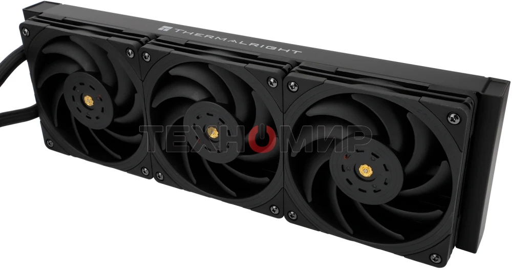 Система жидкостного охлаждения Thermalright Core Vision 360 Soc-AM5/AM4/1200/1700/1851 черный 4-pin 28.1dB Al LCD Ret (C-VISION-360-BL)