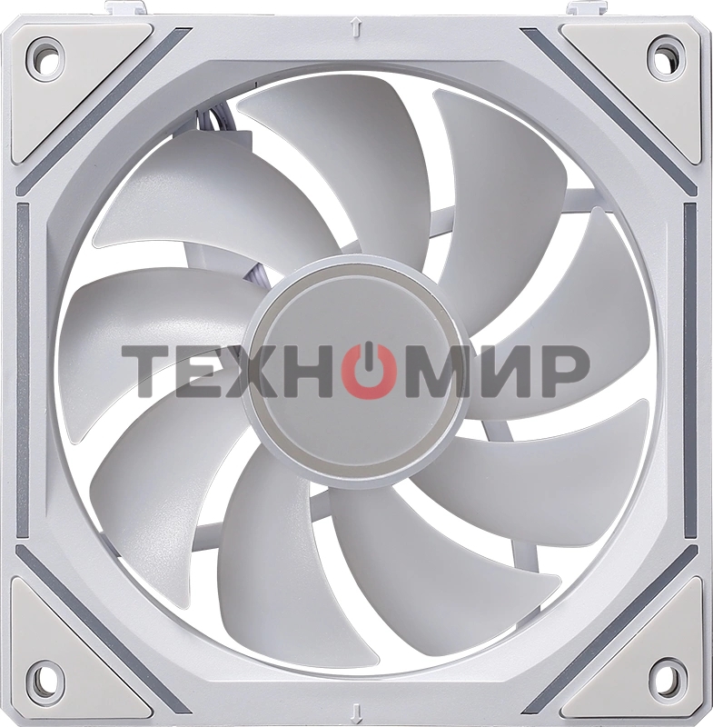 Вентилятор для корпуса Aerocool/Formula Air Bridge WH ARGB белый, 120 мм, 1500 об/мин, 27.5 дБ, 4 pin