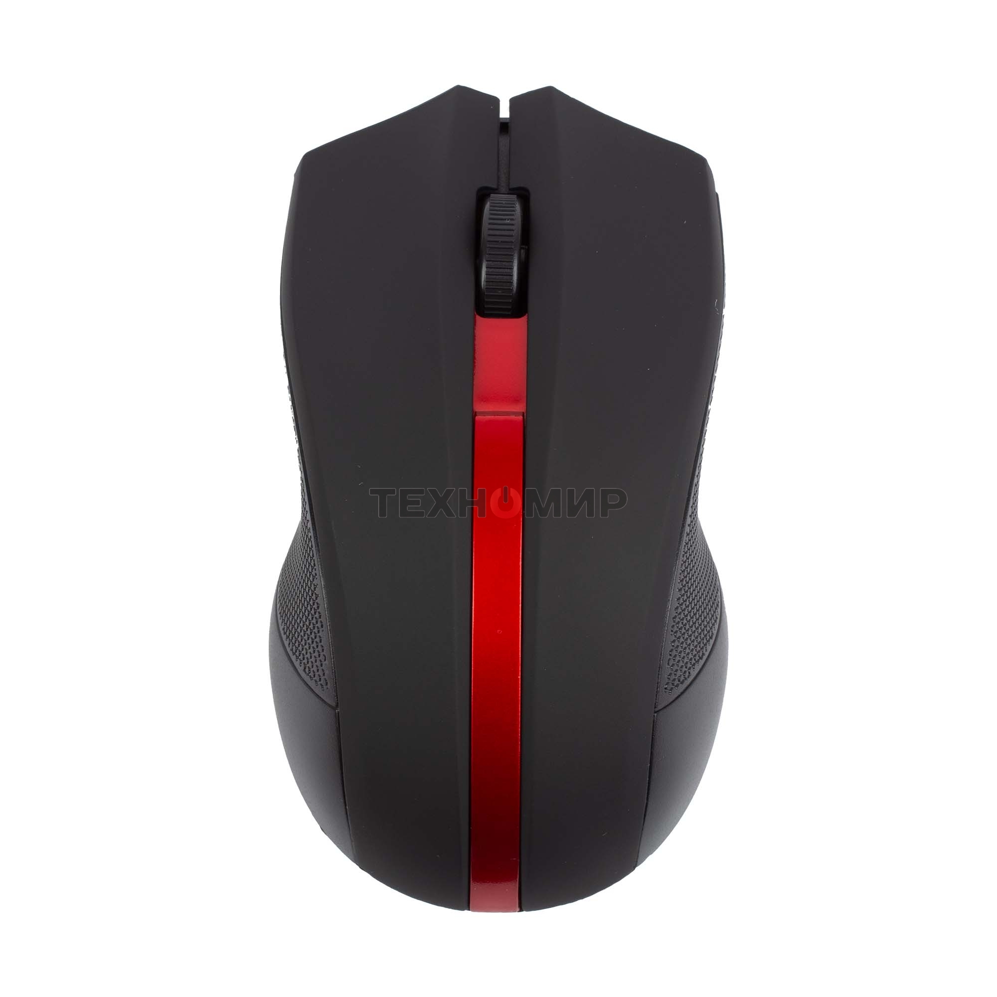 Мышь беспроводная HIPER HOMW-073 черный/красный, 1000 dpi, радиоканал, USB, кнопки - 3